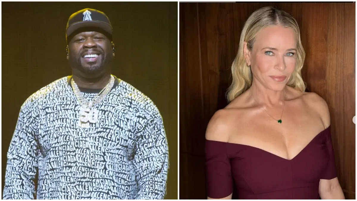 ‘Ain’t No Way 50 Cent … Nvm’: 50 Cent Hit With a Stray for Dating Chelsea Handler After Kevin Hart Drags Her for ‘Nasty’ Shower Confession