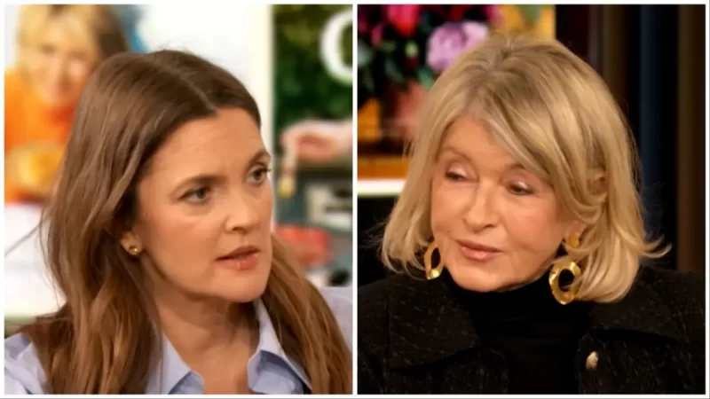 ‘Has Nobody Told Her to Back Up?’: Martha Stewart Pushes Drew Barrymore Away After the Talk Show Host’s Repeated Touching During Interview