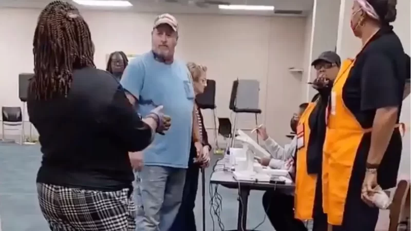 ‘You F***ing B-tch!’: South Carolina Voter Gets More Than He Bargained for After Lashing Out on Poll Worker As He Refused to Remove Trump-Themed Hat, Video Shows