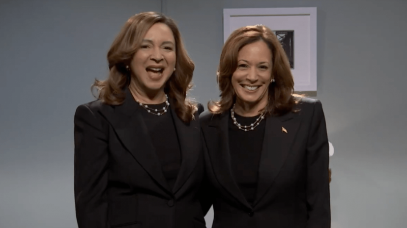 Kamala Harris gives self pep talk, takes dig at Trump during ‘SNL’ appearance 