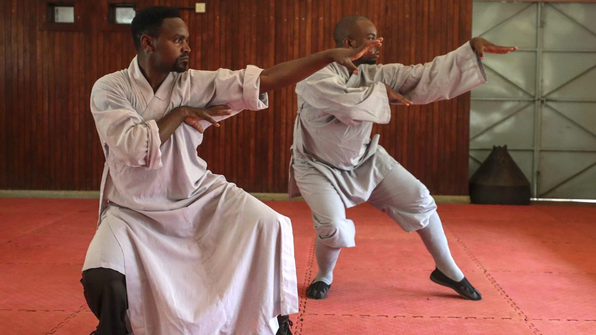 Some young Kenyans turn to kung fu for self-improvement in difficult times