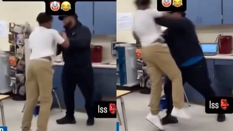 ‘Stop Talking About My Mom’: Video Shows Georgia Teacher Violently Throw Sixth Grader Across Classroom After Boy Allegedly Confronts Him Over Inappropriate Comment