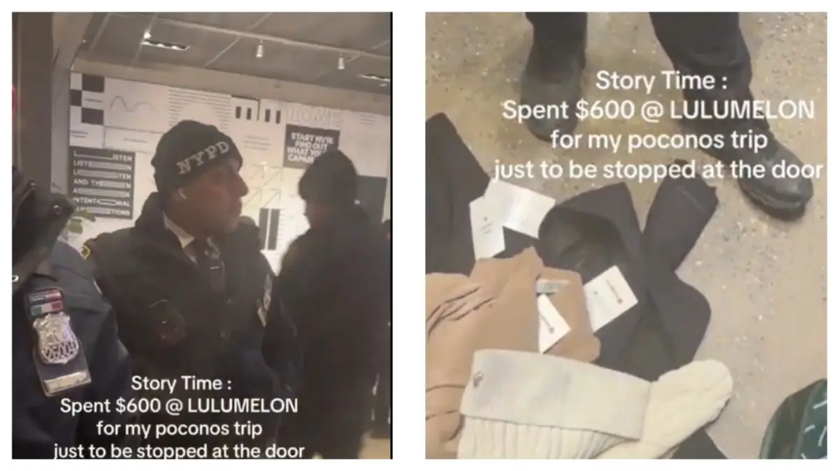 ‘I’m Burning This Sh-t’: Black Woman Frustrated After NYPD Questions Her Over Alleged Stolen Items Returns Entire $600 Lululemon Purchase In Viral Video; Receives Apology Via Email