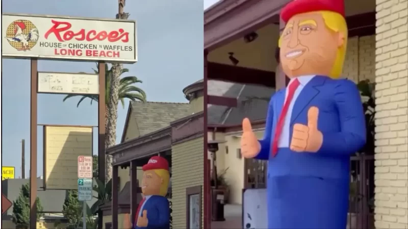 ‘Y’all Can Stay Canceling Us’: Social Media Users Call for Boycott Against Roscoe’s Chicken ‘N Waffles After Video of Blow-up Trump Doll In Front of the Iconic Eatery, But Management Says It’s Not What It Seems