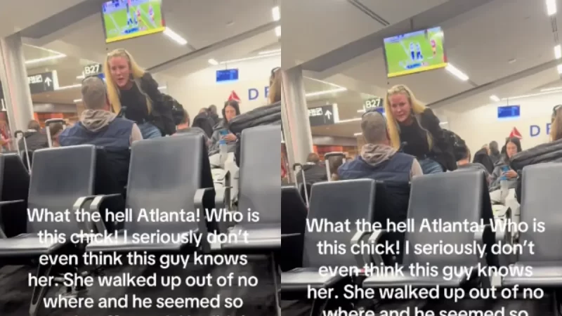 ‘Do You Want to Beat Me Up?’: Viral Video of Woman’s Explosive Outburst Against Man at Atlanta Airport Triggers Speculation Among Viewers About Cause of Tirade