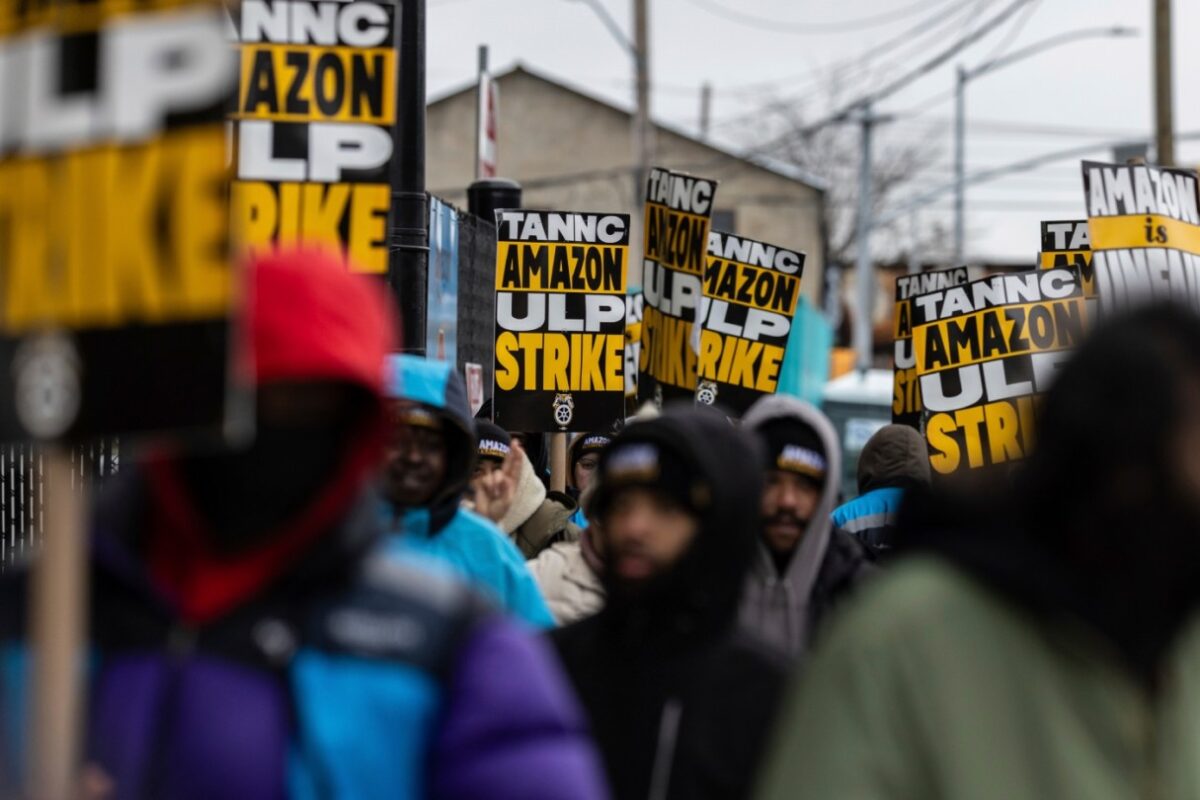 Amazon and Starbucks workers are on strike. Trump might have something to do with it