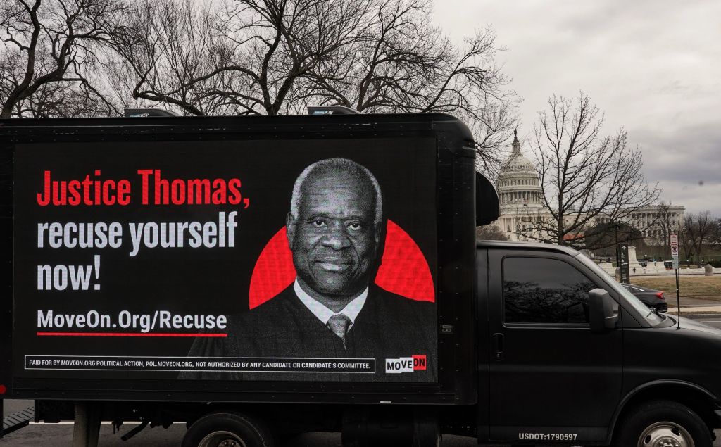 Clarence Thomas Is Given The Benefit Of The Doubt About His Questionable Ethics