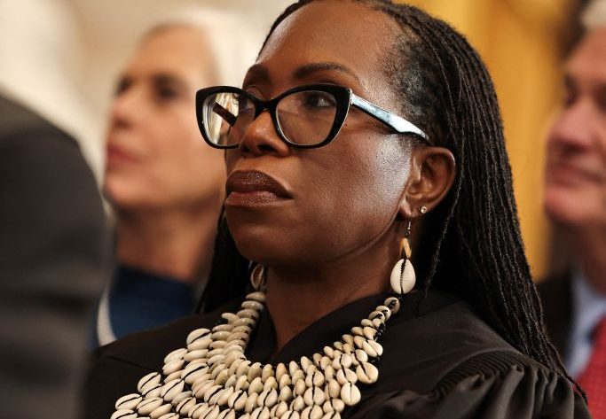 At Inauguration, Supreme Court Judge Ketanji Brown Jackson’s Cowrie Shell Necklace Sent A Bold Message