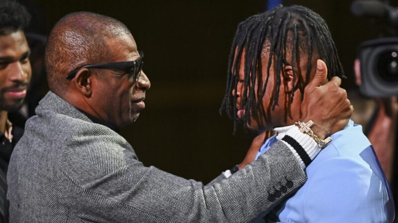 Deion Sanders continues to show support for Travis Hunter in the midst of the constant scrutiny of his relationship: ‘Don’t stop’