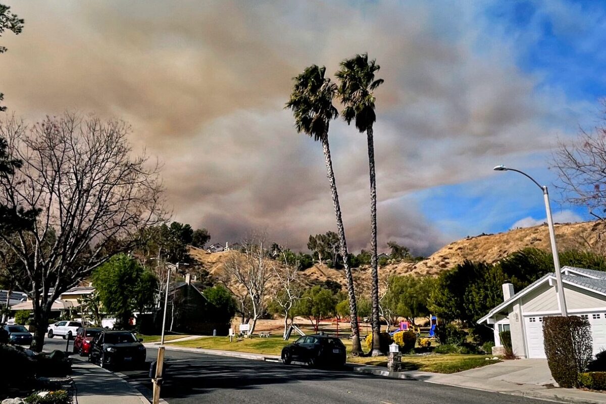 Over 50,000 under evacuation orders or warnings as wildfire imperils homes north of Los Angeles