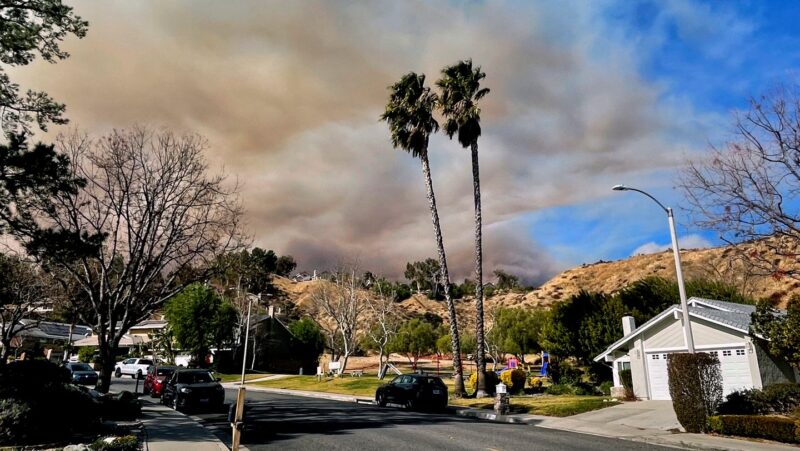 Over 50,000 under evacuation orders or warnings as wildfire imperils homes north of Los Angeles