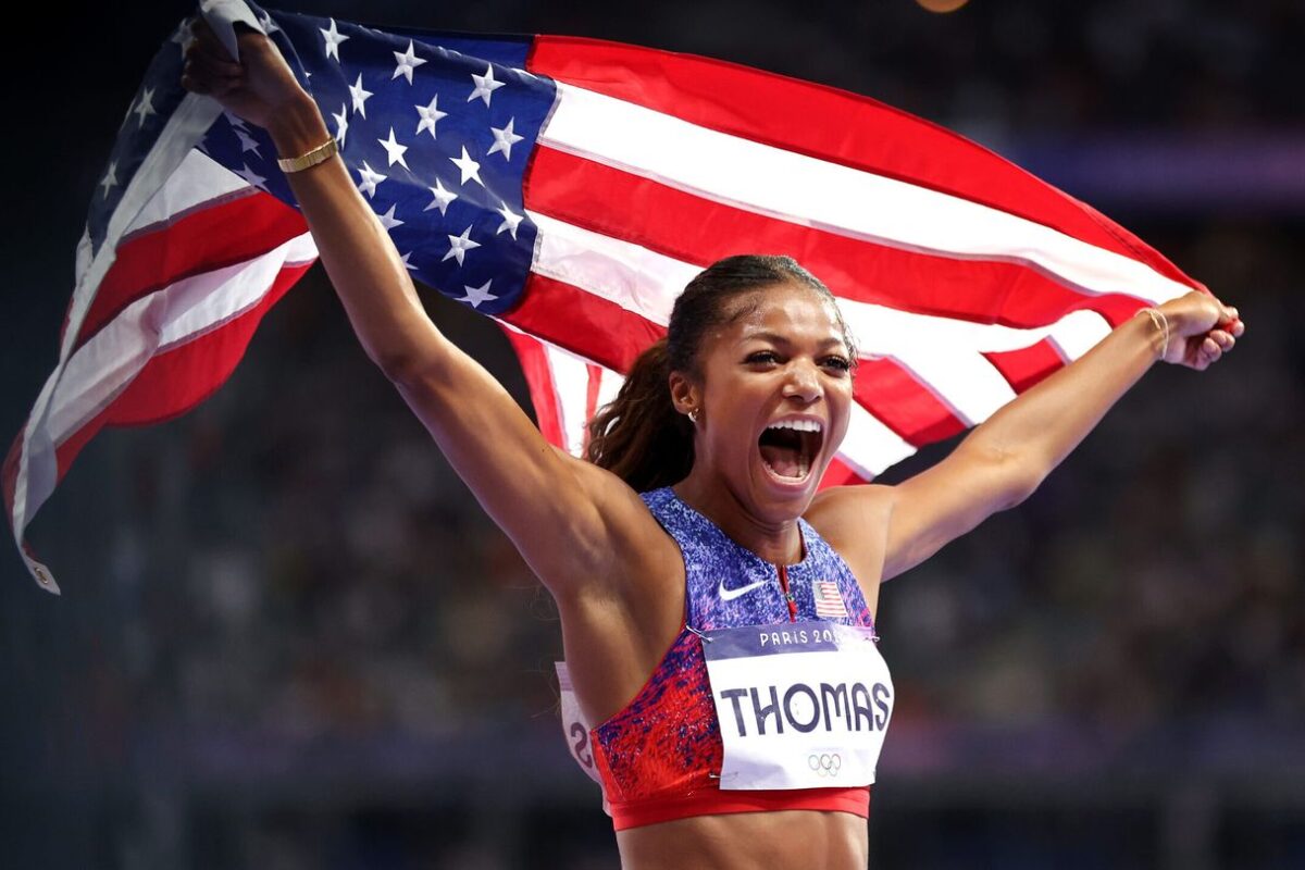 Olympic gold-medalist Gabby Thomas says a group of men keeps stalking her at various airports