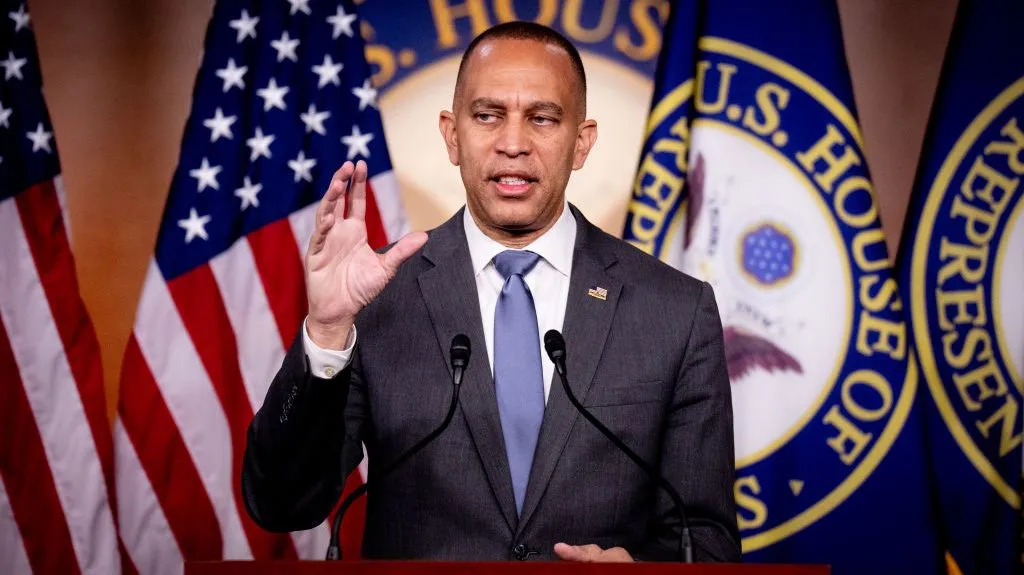 Rep. Hakeem Jeffries slams Trump’s ‘Gulf of America’ proposal and ‘tax scam,’ says ‘America is too expensive’