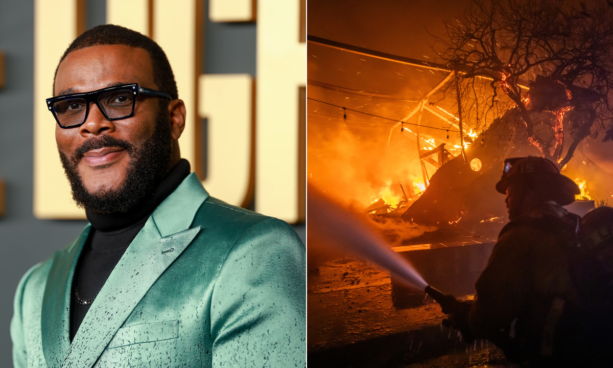 Tyler Perry blasts insurance companies after LA wildfires