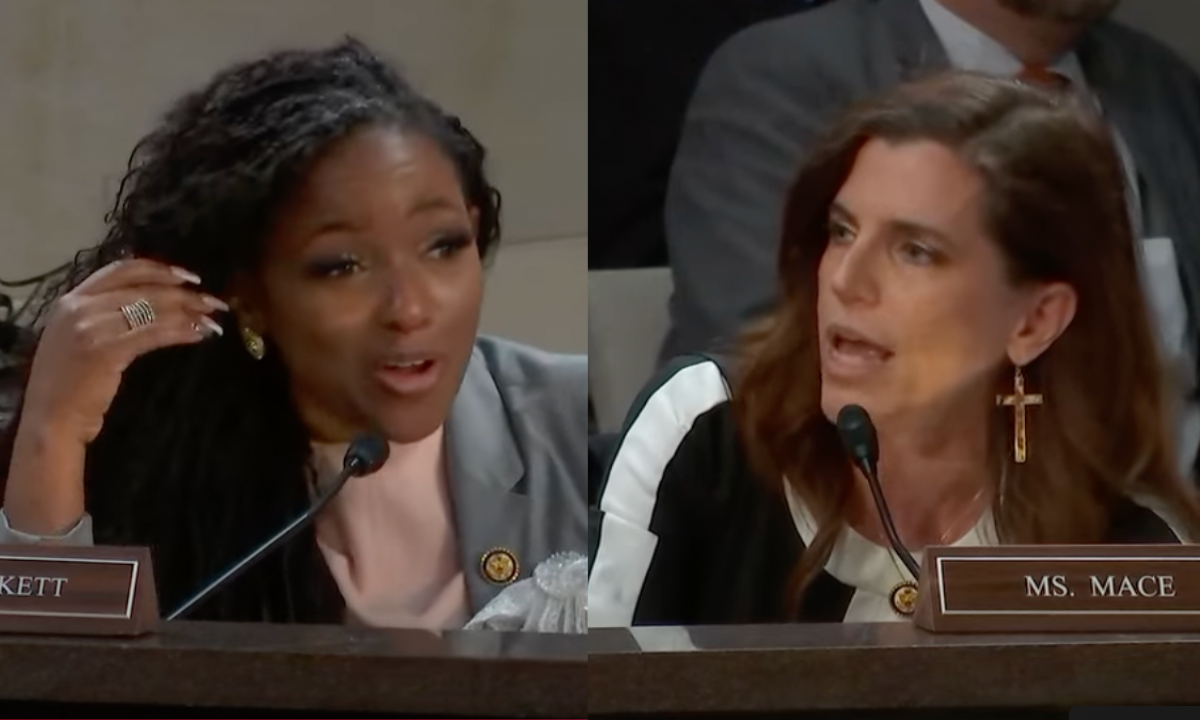 ‘Take it outside!’ Republican Nancy Mace threatens Democrat Jasmine Crockett amid committee debate