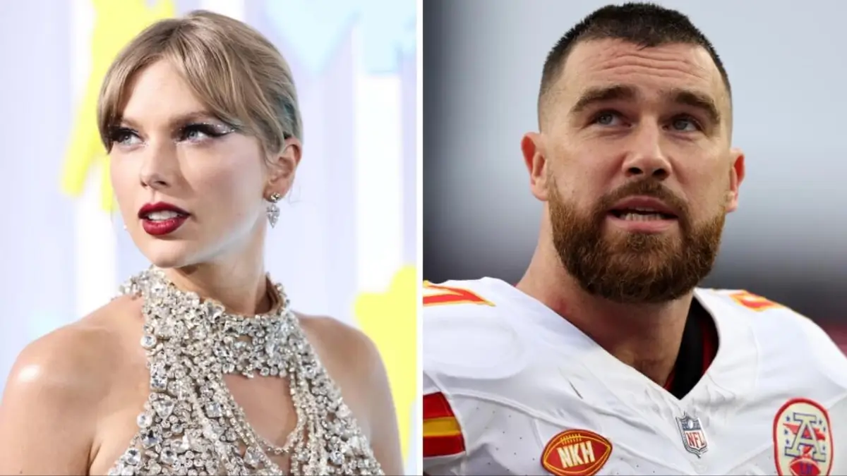 ‘She’s Marrying the Biggest Knucklehead’: Fans Warn Taylor Swift Travis Kelce Is ‘After Her Billions’ as Mysterious Ring on Her Finger Sparks Engagement Rumors