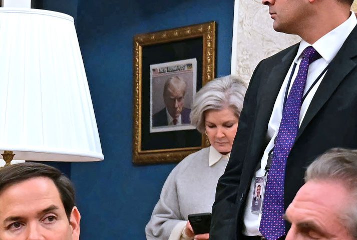 Is That Trump’s Mugshot Photo Hanging In The White House?