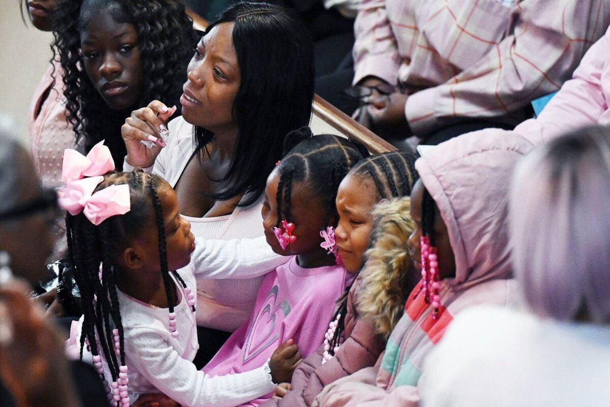 Pastor calls for compassion for mother who lost two children in Detroit during funeral