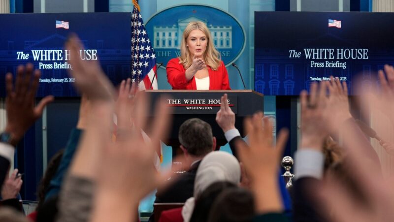 White House says it ‘will determine’ which news outlets cover Trump, rotating traditional ones