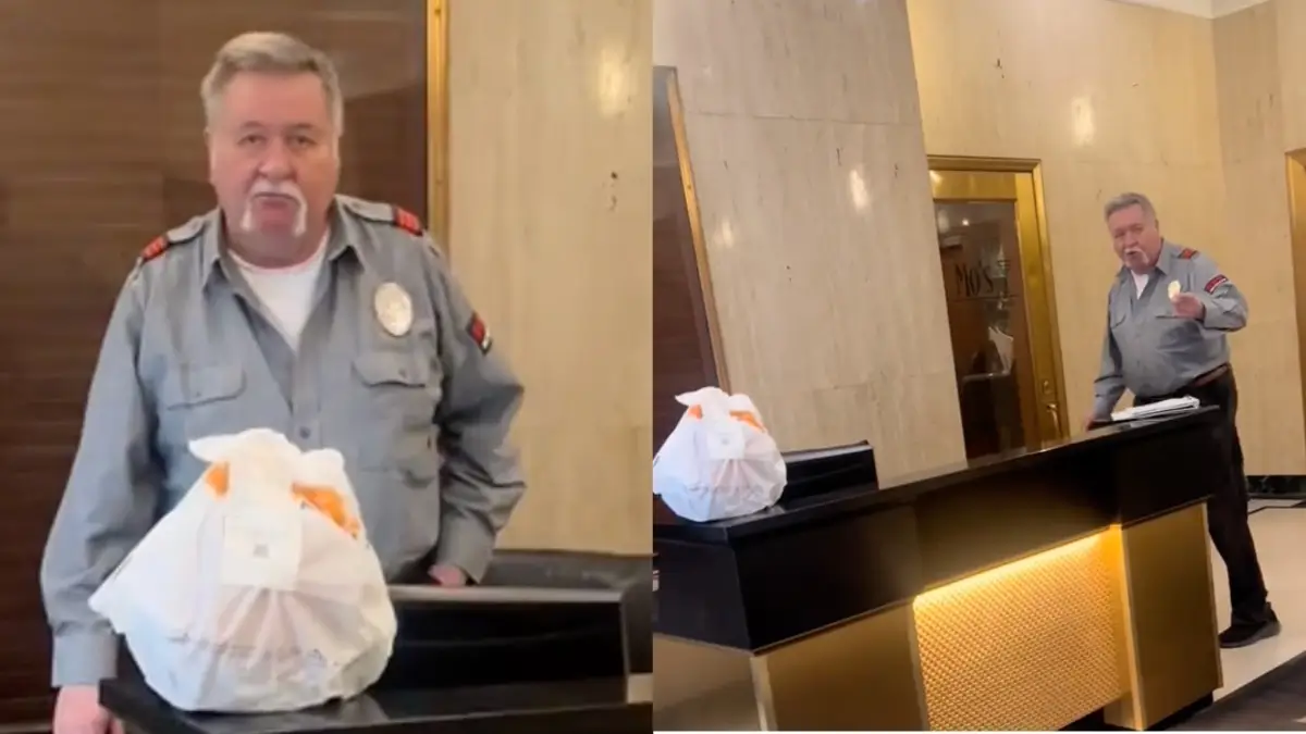 ‘Go Away, Go!’: White Security Guard Berates Black DoorDasher Trying to Deliver Food—Then Instantly Switches Up When White Customer Arrives, Video Shows