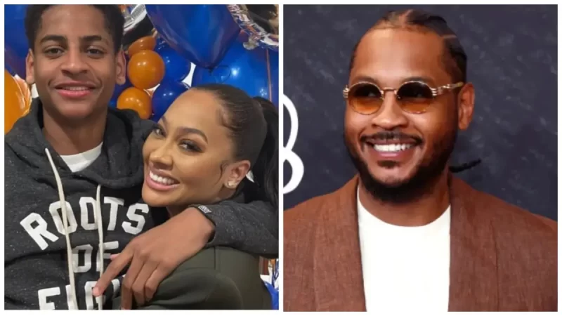 ‘She Gone Make Sure He Don’t Pull a Carmelo’: La La Anthony Fed Up with Girls Sliding Her Phone Numbers to Date Son Kiyan