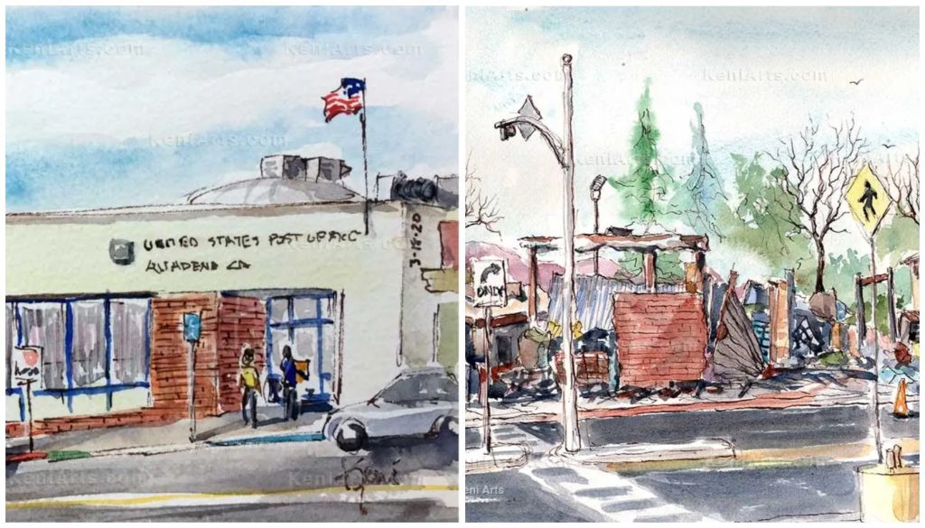 Altadena Artist Paints ‘Beauty For Ashes’ After Eaton Fire