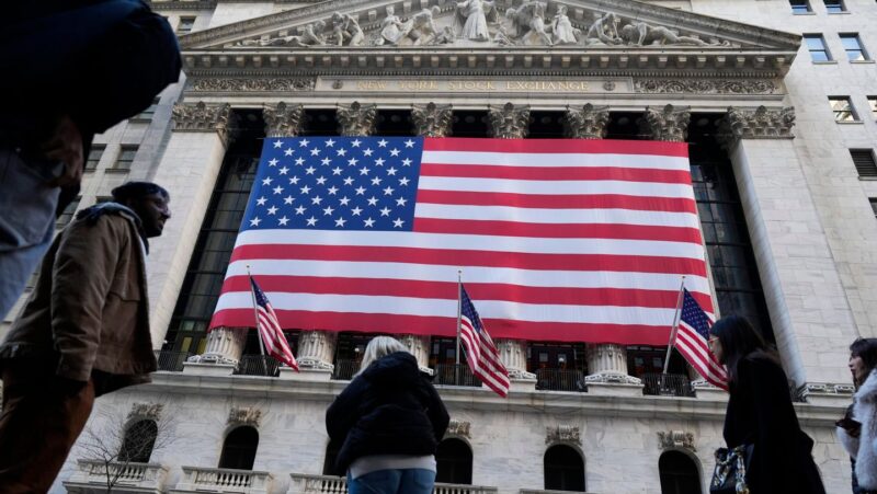 US stocks sink with the US dollar’s value as investors retreat further from the United States