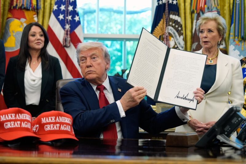 Trump signs executive orders targeting colleges, plus schools’ equity efforts