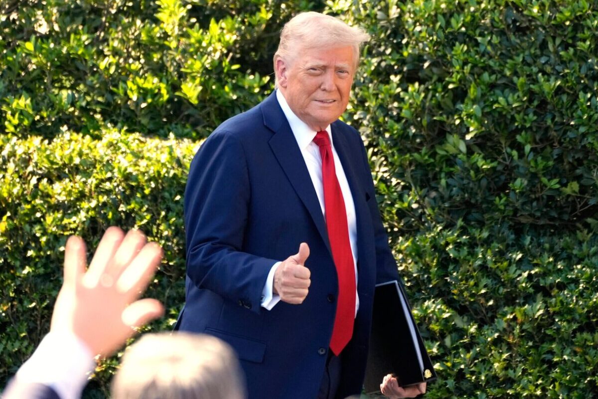 Trump marks his first 100 days in office with a rally in Michigan, a state rocked by his tariffs