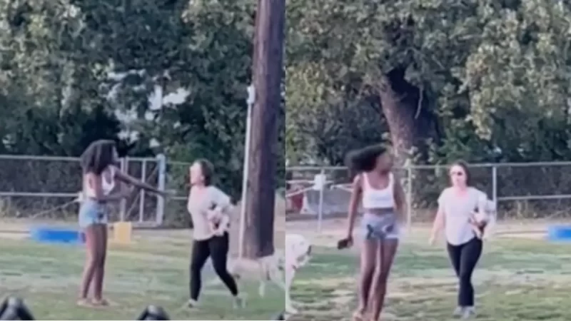 ‘Get Away from Me!’: Irate White Woman Stalks Black Woman Through Oklahoma Dog Park and Hits Her In Viral Video, Allegedly Never Faced Penalty from Police