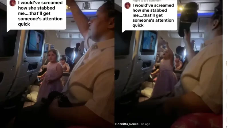 ‘I Don’t Know Whose Kid That Is’: TikTok Explodes After 4-Year-Old Stabs Woman with a Fork on International Flight While Parents Pull a Disappearing Act