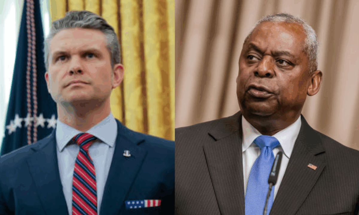 Trump stands by Pete Hegseth amid controversy but called for Lloyd Austin to resign—critics say it’s a double standard