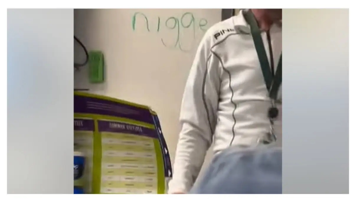 ‘Absolutely Disgraceful’: Viral Video Shows Georgia Teacher Doing a Countdown as High School Students Cheer Loudly Before Writing N-Word on Whiteboard, Now’s He’s Jobless
