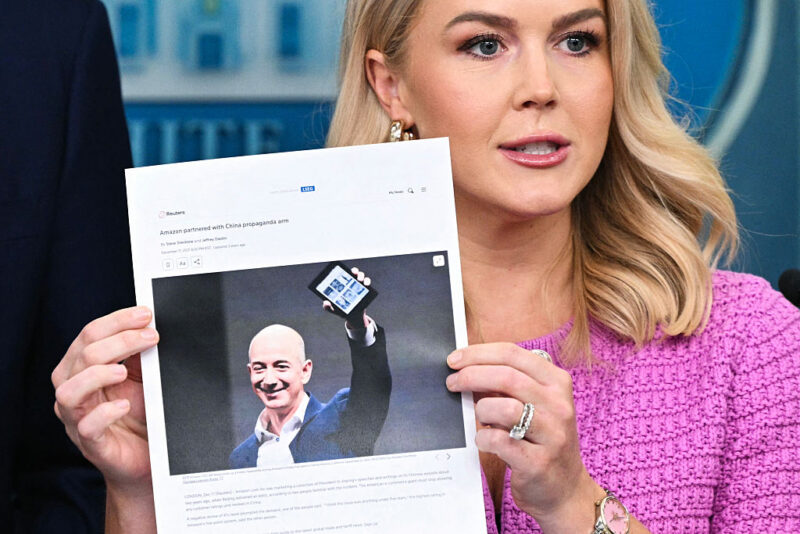 Folded: Jeff Bezos Drops Alleged Amazon Tariff Plan After White House Barks