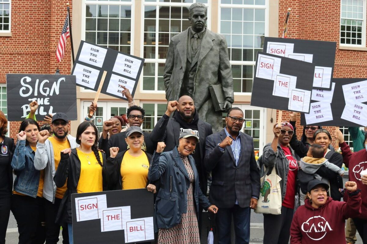Supporters of a bill to study reparations for slavery urge Maryland Gov. Moore to sign the measure