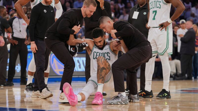 Tatum to miss remainder of playoffs after Achilles tendon surgery, imperiling Celtics’ repeat hopes