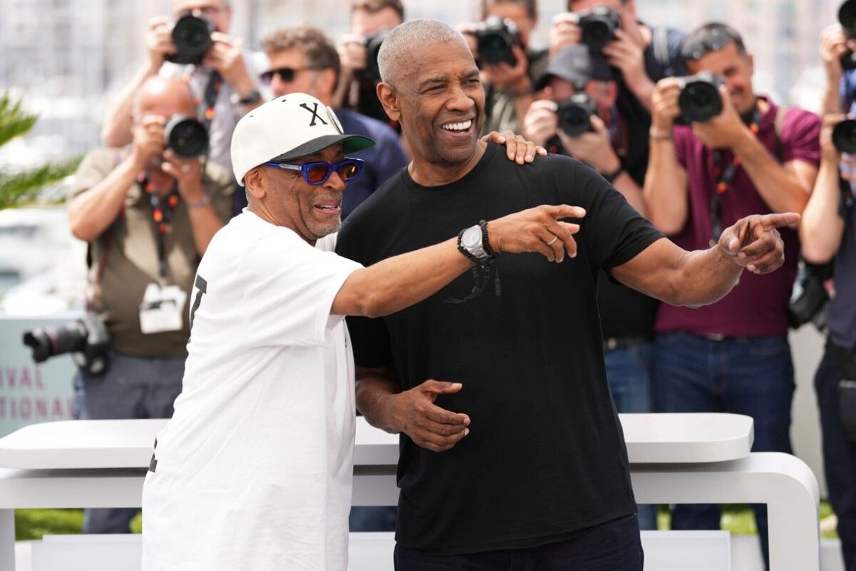 With a whirlwind stop from Denzel, Spike unveils ‘Highest 2 Lowest’ in Cannes