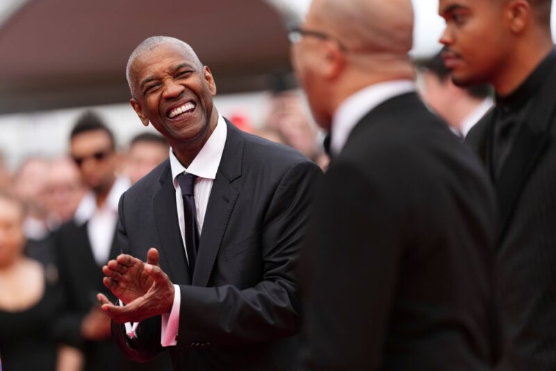 Denzel Washington receives surprise honorary Palme d’Or at Cannes premiere for ‘Highest 2 Lowest’