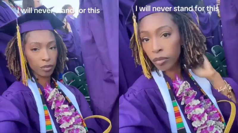 ‘Stroking Those AIDS Braids’: Racists Unleash Hate on Black College Graduate for Her Refusal to Stand for National Anthem In Viral Video