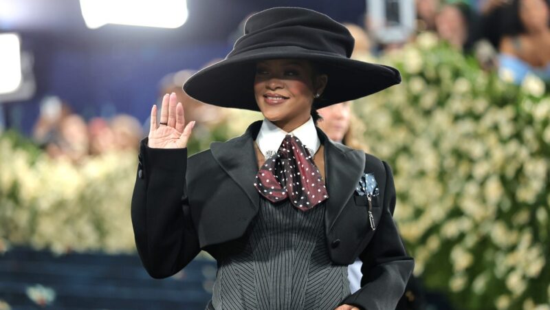 Rihanna arrived at the Met Gala where she not only slayed, but she did so for two
