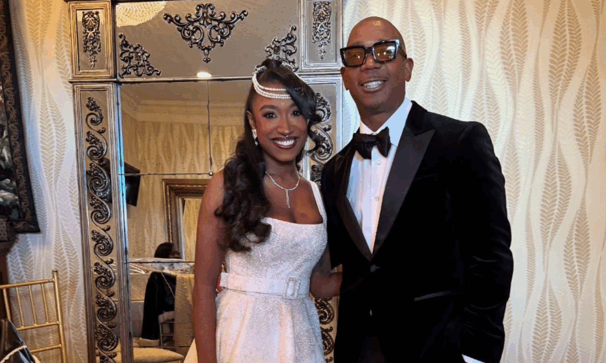 Ja Rule’s daughter Brittney Atkins weds Tevin Aitken in glamorous Great Gatsby-themed wedding