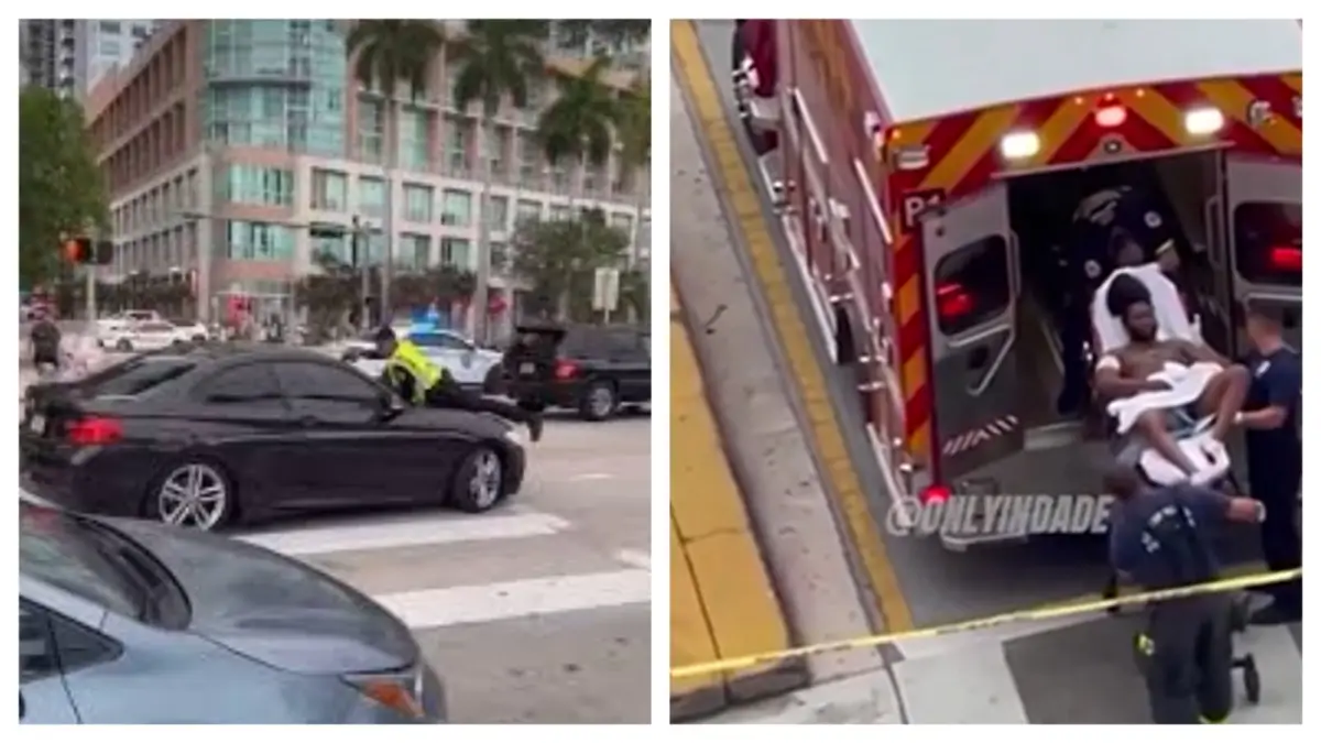‘It Wasn’t Intentional’: Miami Cop Seen on Video Directing Traffic, Shoots Into BMW and Injures Black Man After Standing ‘In Front of’ the Car While Driver Tries to Follow Directions, Family Claims