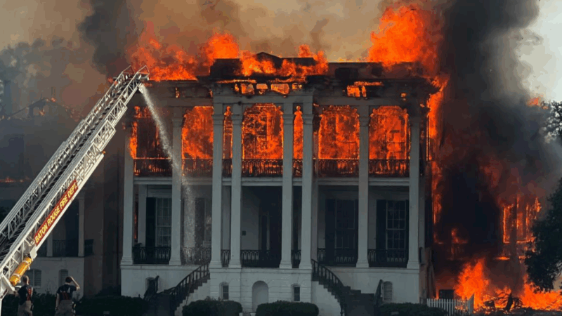 Nottoway Plantation, America’s largest remaining antebellum plantation house, destroyed in fire 