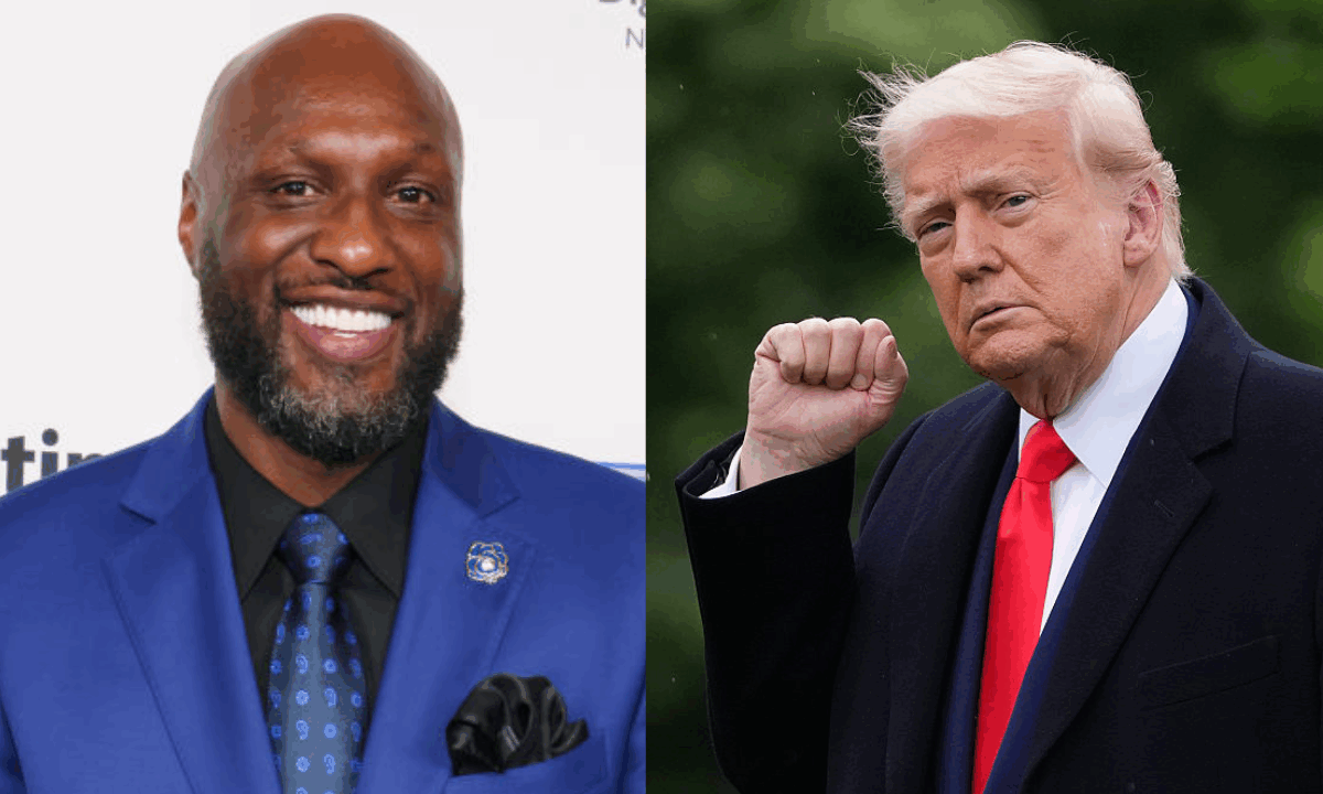 Lamar Odom faces angry protesters while attending Trump’s ‘corrupt’ crypto dinner