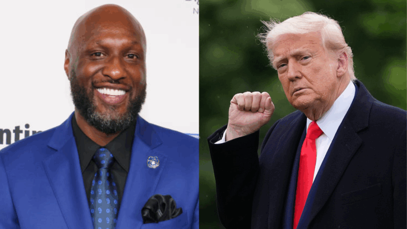 Lamar Odom faces angry protesters while attending Trump’s ‘corrupt’ crypto dinner