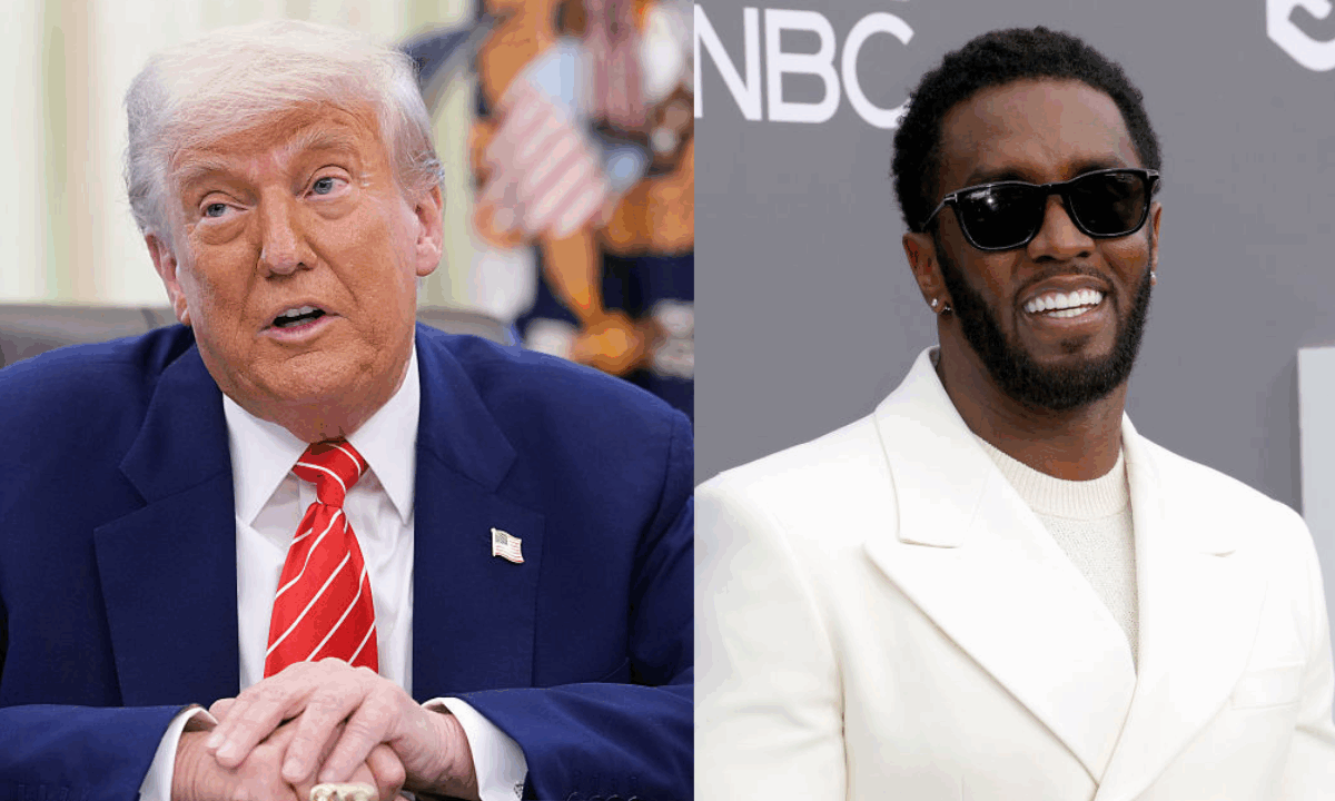 Trump provides coy response when asked if he would pardon Diddy