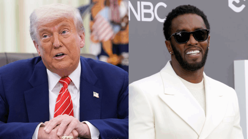 Trump provides coy response when asked if he would pardon Diddy