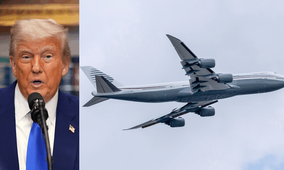 Trump says he’d be ‘stupid’ not to accept ‘free, very expensive airplane’ from Qatar despite legal challenges