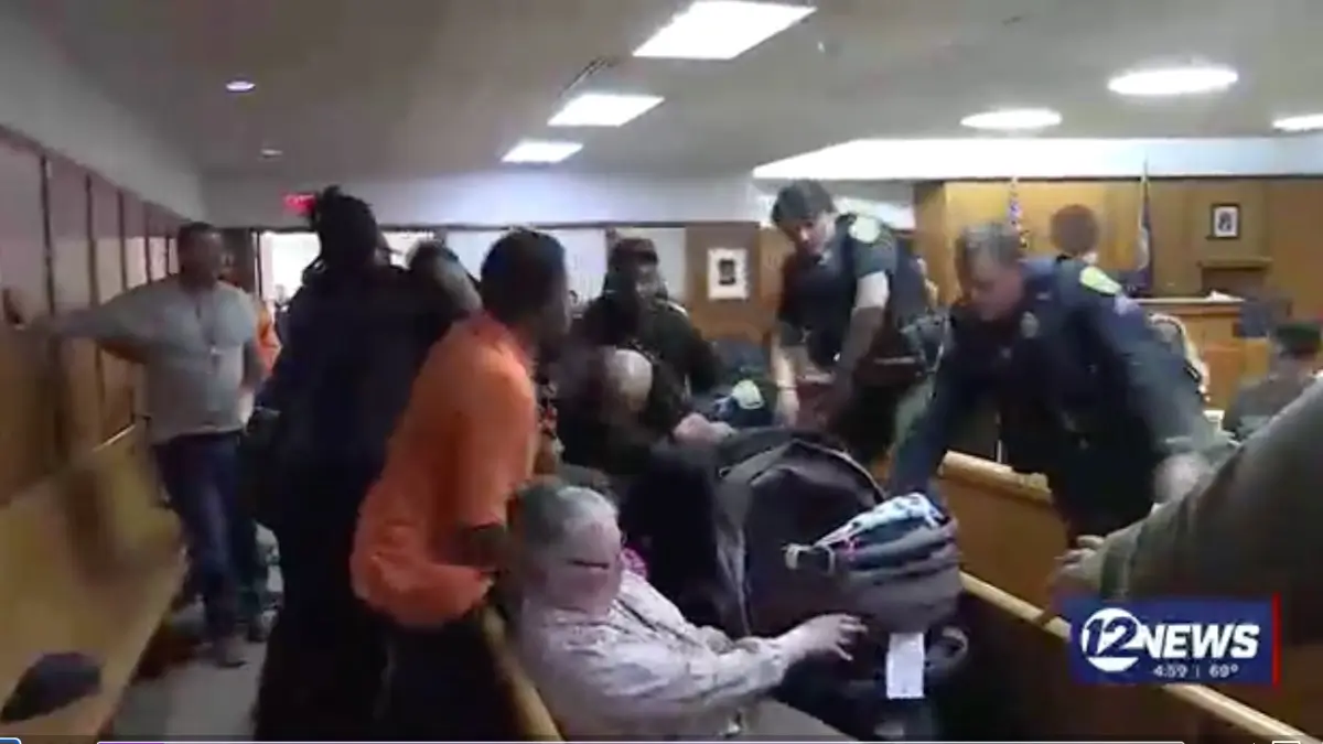 ‘He Has No Remorse!’: Brawl Erupts During Sentencing of 19-Year-Old Who Fatally Shot Teen. Family Members on Both Sides Tussle After Victim’s Mother Requests ‘Maximum Sentence’