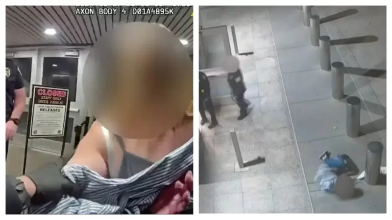 ‘Don’t Push Me!’: Sacramento Cop Who Was Fired After He Was Caught on Video Forcefully Shoving a 71-Year-Old Woman Out of Jail Exit Has Been Charged with Felony Assault